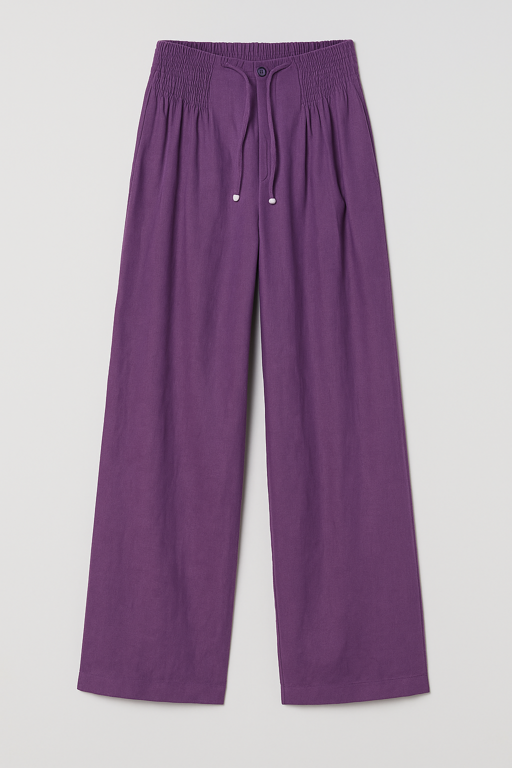 Camilla™ | Wide-leg Pants in Cotton and Linen Blend