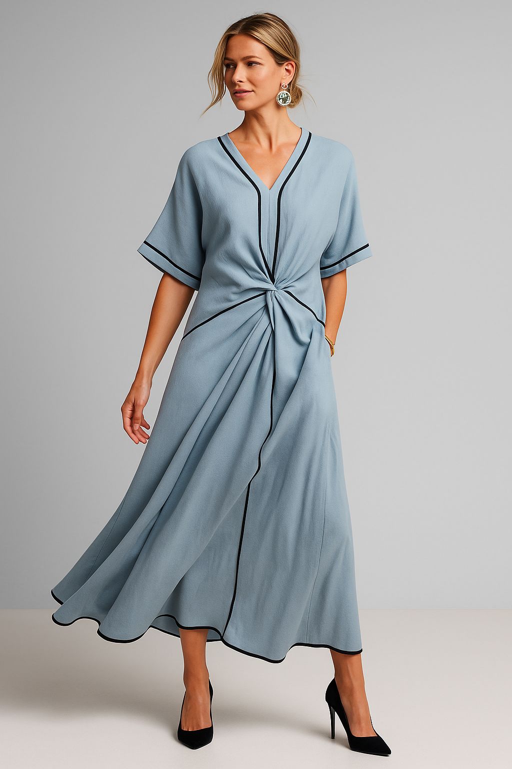 Marcella™ | Casual V-neck Dress