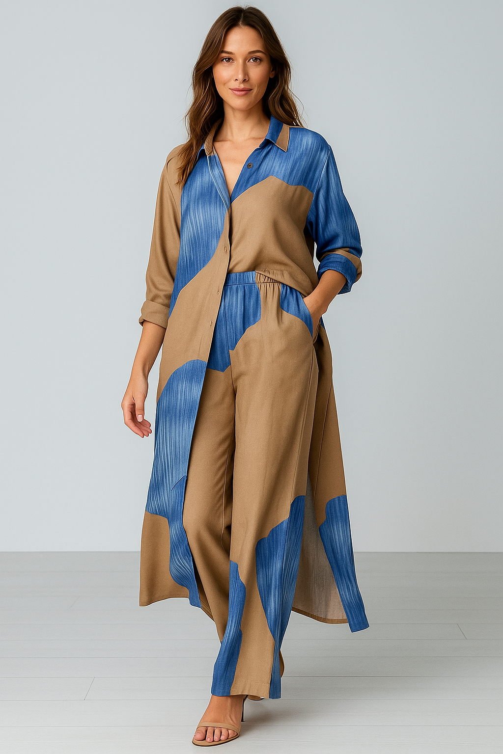 Moriel™ | Effortless Chic Shirt & Wide-Leg Pants Set